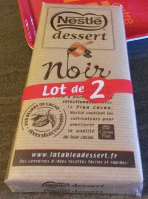 Chocolat noir nestlé dessert - 7613034493897