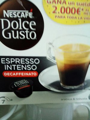 Espresso intenso descafeinado