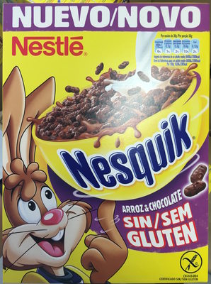 Nesquik riz et chocolat sans gluten - 7613035283664