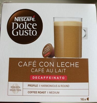 Gusto Cafe Au Lait Decaffeinated Coffee Pods Capsules Per Box