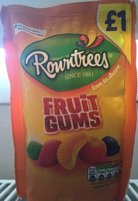 rowntrees, fruit gums - 7613035557048