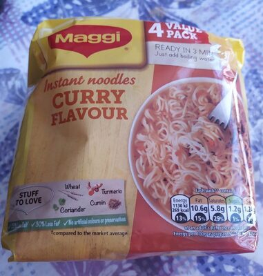 Instant noodles curry flavour - 7613036127097