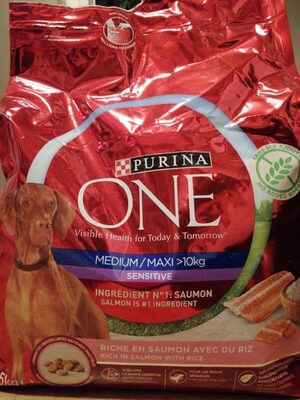 Purina One MEDIUM10kg Sensitive - 7613036514279