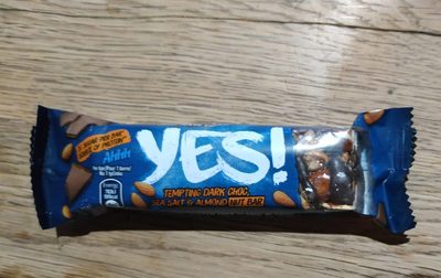 Yes! Dark Choc Sea Salt and Almond Snack Bar - 7613036561532