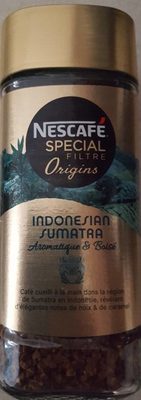 Nescafé spécial filtre origins indonesian sumatra - 7613036734295