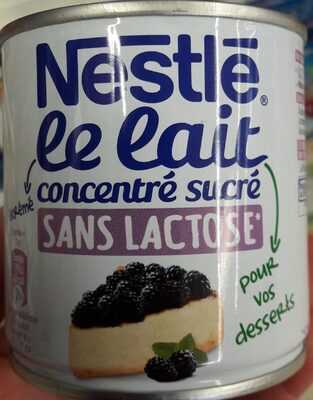 Nestle le lait concentré sucré sans lactose - 7613036954198