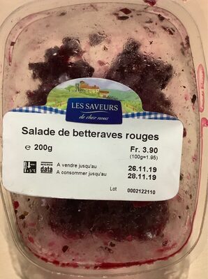Salade de betteraves rouges - 7613269788102