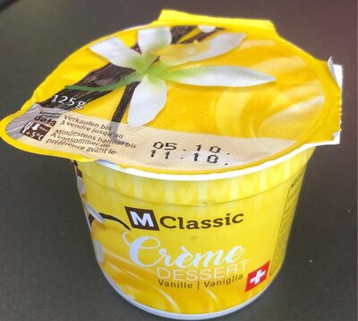 M-Classic Crème Dessert Vanille - 7613404122563