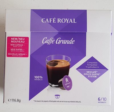 Caffé Grande compatible dolce gusto CAFE ROYAL, 16 capsules - 7617014166481