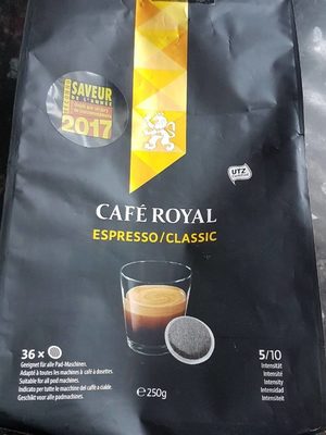 CAFE ROYAL espresso compatibles senseo dosettes x36 - 7617014167624