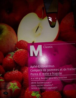 M-Classic Apfel-Erdbeermus - 7617027863834