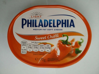 Philadelphia cream cheese-soft sweet chili light - 7622210307385