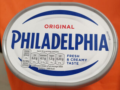 Philadelphia cream cheese-soft plain - 7622210307460