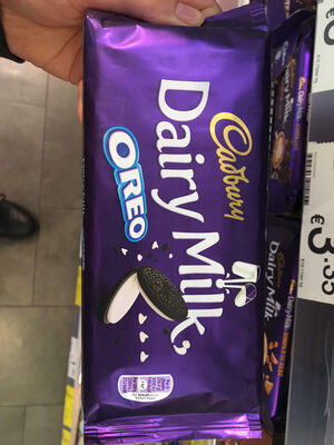 Cadbury dairy milk chocolate bar oreo - 7622210357045