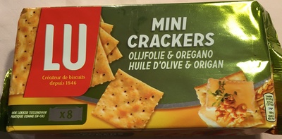 Mini crackers huile d'olive & origan - 7622210475183