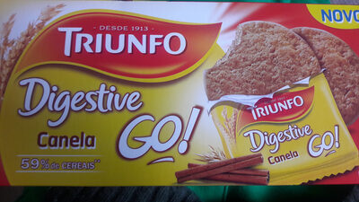 Bolacha triunfo digestive go canela - 7622210475411