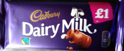 Cadbury dairy milk chocolate bar - 7622210497383