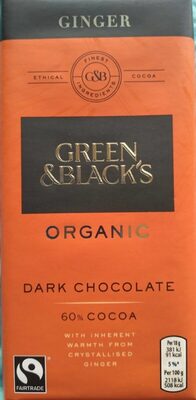 Ginger dark chocolate 60% - 7622210584717