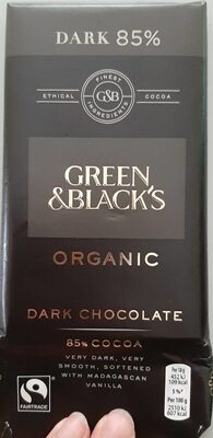 Organic black chocolate - 7622210584724