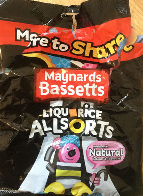 Maynards bassetts liquorice allsorts candy - 7622210626257