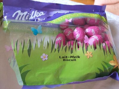 Oeuf Milka - Lait biscuit - 7622210655899