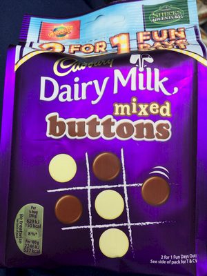 Dairy Milk Mixed Buttons Bag - 7622210986665