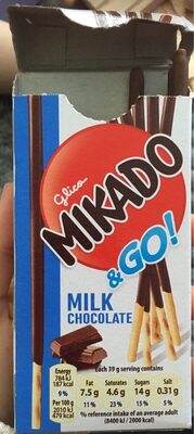 Mikado biscuit sticks milk chocolate - 7622210986719