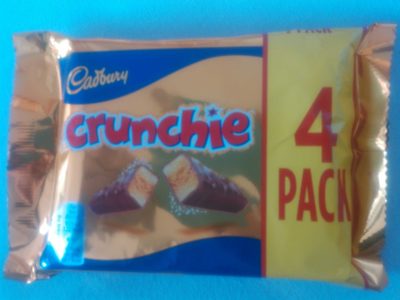 Cadbury crunchie chocolate bar - 7622210989505
