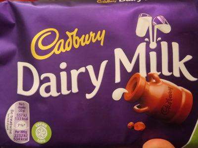 Cadbury dairy milk chocolate bar - 7622300735838