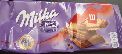 Chocolate Milka Leche Lu 87GRS - 7622300787844