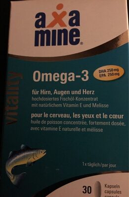 axamine vitality omega 3 - 7640113640293