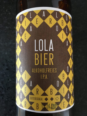 Lola bière I.P.A. sans alcool - 7640168390518