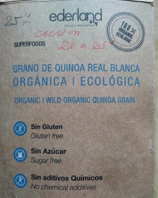 Quinoa Blanca Ecológica - 7772602001817