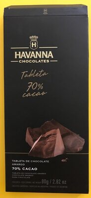 Tableta Cacao 80GR Havanna - 7791875000150