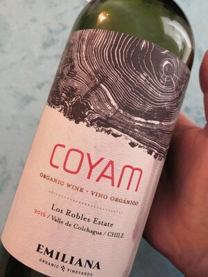 Coyam - vino organico - 7804320081496