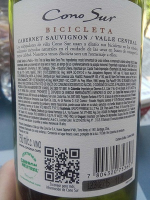 Cabernet Sauvignon 2013 - 7804320753607