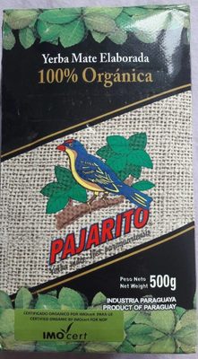 Yerba Mate Organica 500GR Pajarito Paq - 7840013000535