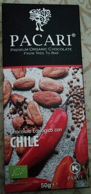 Chocolate ecológico con chile - 7862109270271