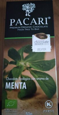 Chocolate ecólogico con aroma de menta - 7862109271360