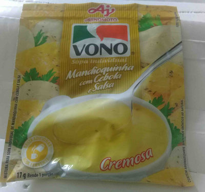 sopa individual mandioquinha e cebola - 7891132007530