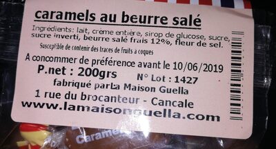 Caramels tendres - 8000000000026