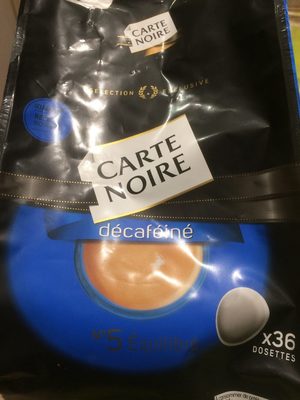 Cafe decafeine 36 dosettes carte noire - 8000070000179