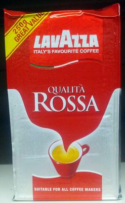 Lavazza Qualita Rossa Ground Coffee 250G - 8000070036864