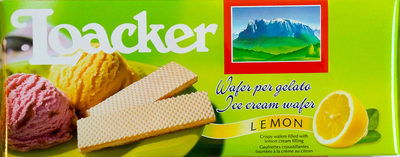 Loacker Waffeln, Lemon - 8000380001125