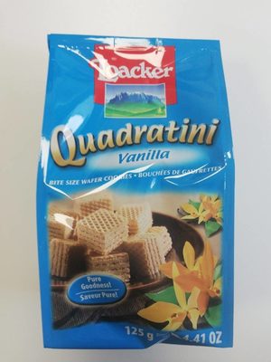 Quadratini Vanille 125G - 8000380005949
