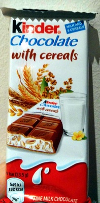 Chocolate with cereals - 8000500167687