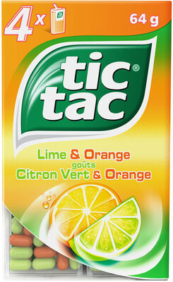 Tic tac goûts citron vert & orange - 8000500172797
