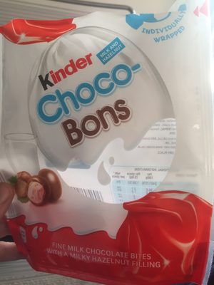 Kinder Milk & Hazelnut Choco-bons Chocolate Pouch - 8000500209868