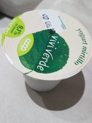 Yogurt 0, 1% Bio Coop Mirtilli G125X2 - 8001120725110