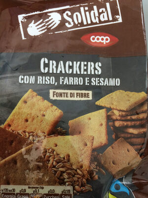 Crackers con riso farro e sesamo - 8001120786111